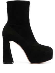 Gianvito Rossi bottines Riccam à plateforme 120 mm - Noir