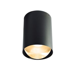 Trizo21 Bily 16 up Plafondlamp - Zwart frame - Gouden ring