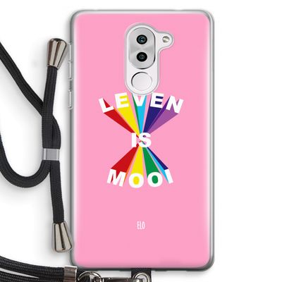 Het Leven Is Mooi: Honor 6X Transparant Hoesje met koord