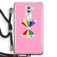 Het Leven Is Mooi: Honor 6X Transparant Hoesje met koord