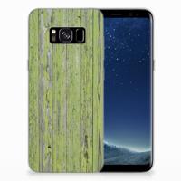 Samsung Galaxy S8 | Bumper Hoesje | Green Wood