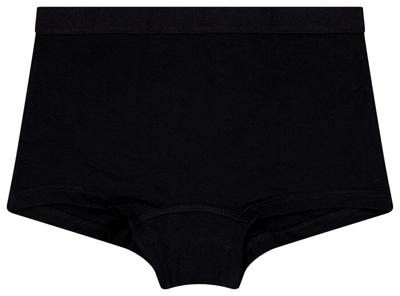 HEMA Kinder boxers katoen/stretch - 3 stuks zwart (zwart)