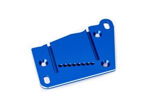 Traxxas - Motor mount cap, 6061-T6 aluminum (blue-anodized) (TRX-10263-BLUE)