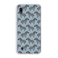 Zebra: Samsung Galaxy A10 Transparant Hoesje