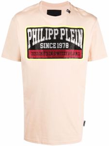 Philipp Plein t-shirt à logo imprimé - Tons neutres