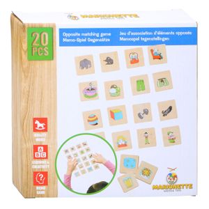 Memospel Tegenstelling Hout, 20dlg.