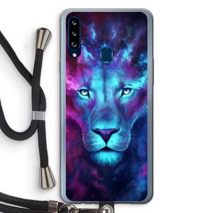 Firstborn: Samsung Galaxy A20s Transparant Hoesje met koord