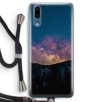 Travel to space: Huawei P20 Transparant Hoesje met koord