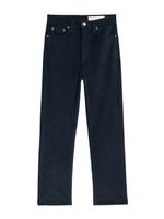 rag & bone pantalon en velours côtelé Wren à coupe slim - Bleu