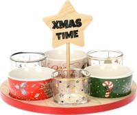 Serveerset Kerst 6Dlg - Nampook