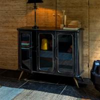 Dutchbone Dressoir 'Denza' Vintage Finish, 100cm