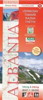 Wandelkaart - Fietskaart 1 Vermoshi - Tamare - Razma - Thethi | Huber Verlag