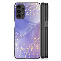 Kleurrijke Telefoonhoesje voor Samsung Galaxy A13 4G Watercolor Paars