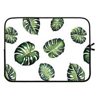 Tropische bladeren: Laptop sleeve 15 inch