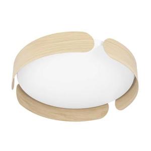 EGLO Valcasotto Plafondlamp - LED - Ø 37 cm - Bruin|Wit