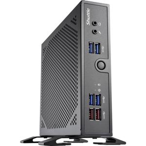 Shuttle XPC slim Barebone DS50U3, Intel i3-1315U, 2x LAN (1x 2.5Gbit ,1x 1Gbit), 1xCOM,1xHDMI,1xDP, 1x VGA, ventilatorloos , 24/7 permanent gebruik