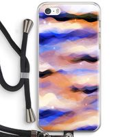 Donkere Wolken: iPhone 5 / 5S / SE Transparant Hoesje met koord