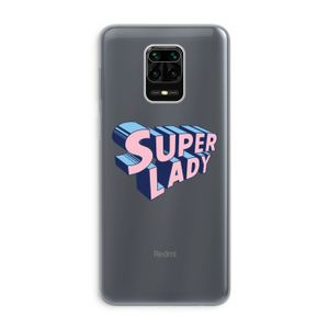 Superlady: Xiaomi Redmi Note 9 Pro Transparant Hoesje