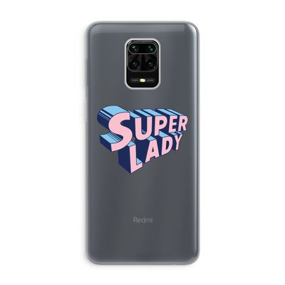 Superlady: Xiaomi Redmi Note 9 Pro Transparant Hoesje