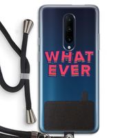 Whatever: OnePlus 7 Pro Transparant Hoesje met koord