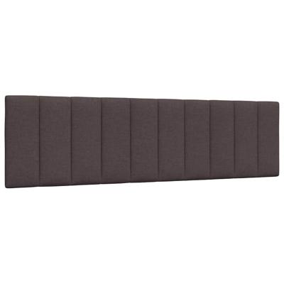 Hoofdbordkussen "Hanko" 180 cm stof donkerbruin