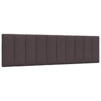 Hoofdbordkussen "Hanko" 180 cm stof donkerbruin