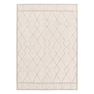 sweeek - Interieur tapijt met etnisch Berberpatroon, beige en crème