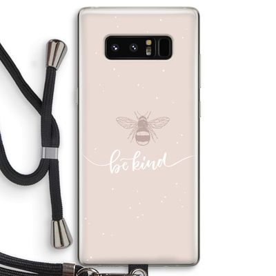 Be(e) kind: Samsung Galaxy Note 8 Transparant Hoesje met koord