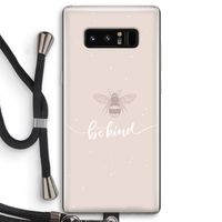 Be(e) kind: Samsung Galaxy Note 8 Transparant Hoesje met koord