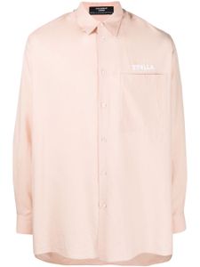 Stella McCartney chemise à logo Stella imprimé - Rose