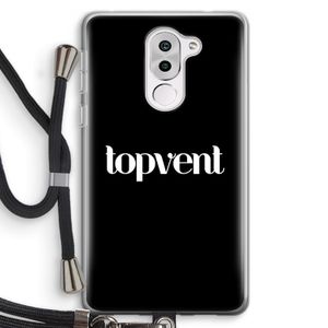 Topvent Zwart: Honor 6X Transparant Hoesje met koord