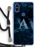 Midnight Marble: Xiaomi Mi Mix 3 Transparant Hoesje met koord