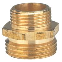 Gardena Messing schroefdraadnippel | verkleind | 33,3 mm (G 1") / 26,5 mm (G 3/4") - 7263-20 - 7263-20