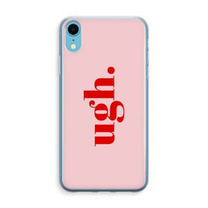 Ugh: iPhone XR Transparant Hoesje