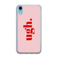 Ugh: iPhone XR Transparant Hoesje