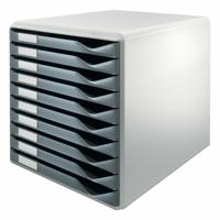 Modulaire archiefkast Leitz Form Set Donker grijs Plastic