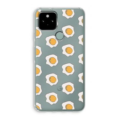 Bacon to my eggs #1: Google Pixel 5 Transparant Hoesje