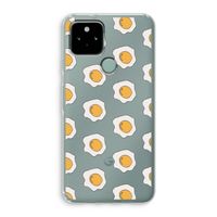 Bacon to my eggs #1: Google Pixel 5 Transparant Hoesje