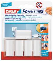 5x Tesa kabelclips/klemmen Powerstrips Klusbenodigdheden   - - thumbnail