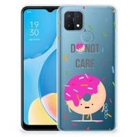 OPPO A15 Siliconen Case Donut Roze