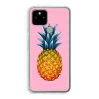 Grote ananas: Google Pixel 5 Transparant Hoesje