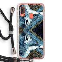 Golden Fox: Samsung Galaxy A20e Transparant Hoesje met koord