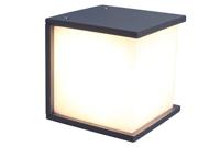Lutec Vierkante wandlampBox Cube antraciet - 5184601118