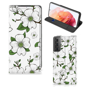 Samsung Galaxy S21 Smart Cover Dogwood Flowers