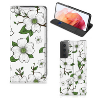 Samsung Galaxy S21 Smart Cover Dogwood Flowers - thumbnail