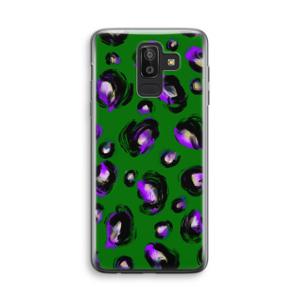 Green Cheetah: Samsung Galaxy J8 (2018) Transparant Hoesje