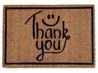 Kokosmat 'Thank You' 60 x 40 cm