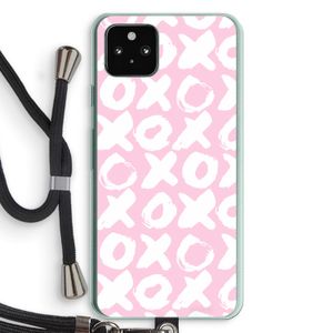 XOXO: Pixel 5a 5G Transparant Hoesje met koord