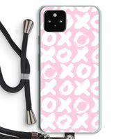 XOXO: Pixel 5a 5G Transparant Hoesje met koord