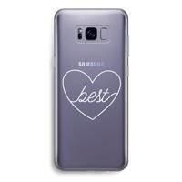 Best heart pastel: Samsung Galaxy S8 Transparant Hoesje